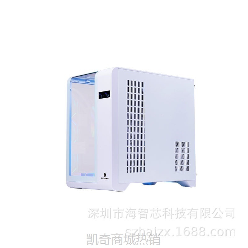 【♥首单59♥】玩嘉问天PLUS 沉浸式光效体验全景曲面玻璃ATX海景房电脑主机机箱