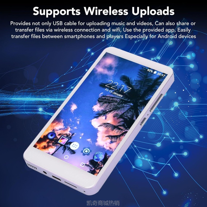 【♥首单59♥】MP4播放器蓝牙和WiFi.5.0全触摸屏后置摄像头调频收音机1+8G