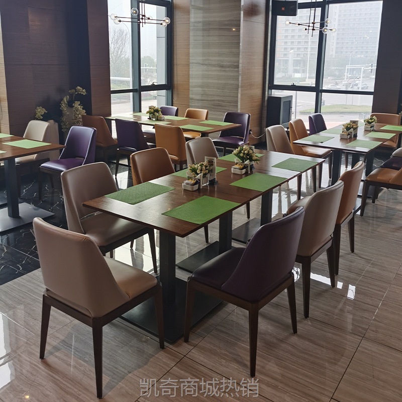 【♥首购1元♥】厂家直营批发休闲简约主题轻食餐厅餐饮桌椅卡座沙发组合来图可做