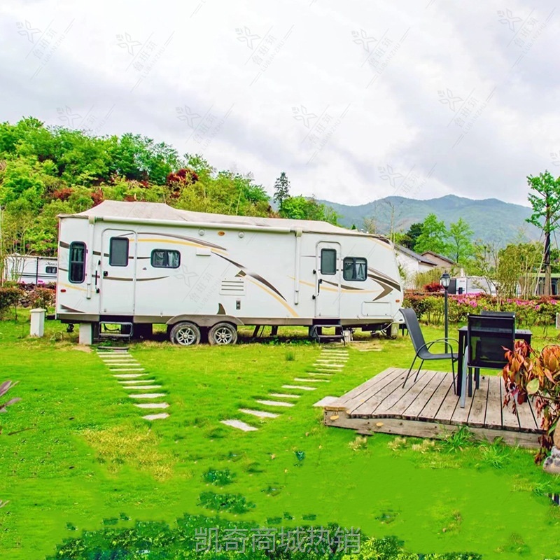 【♥首购1元♥】梦幻星空房车 拖挂式超观景露营地房车 景区拓展基地旅居车定制