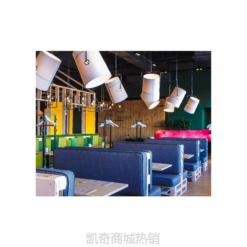 【♥首购1元♥】厂家直营休闲中式主题轻食餐厅餐饮桌椅卡座沙发组合套装来图可做