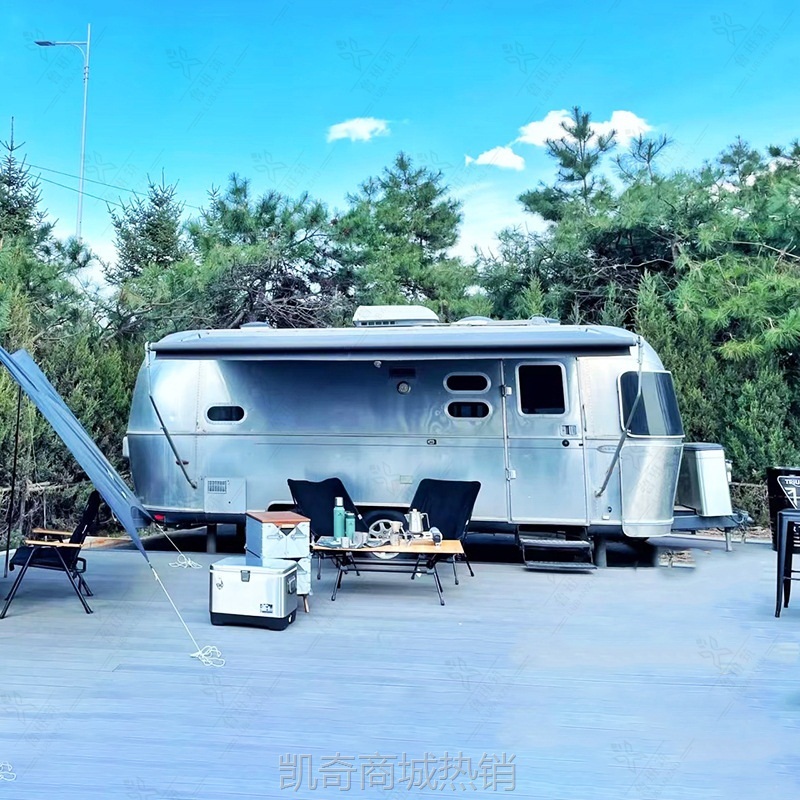 【♥首购1元♥】未来舱小型清风车拓展基地野外露营拖挂式房车营地复古轻奢卫浴车