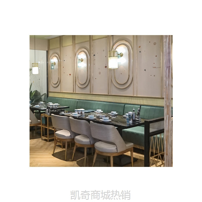 【♥首购1元♥】厂家直营岩板烤涮一体无烟火锅桌烧烤店餐厅包厢烧烤桌椅组合
