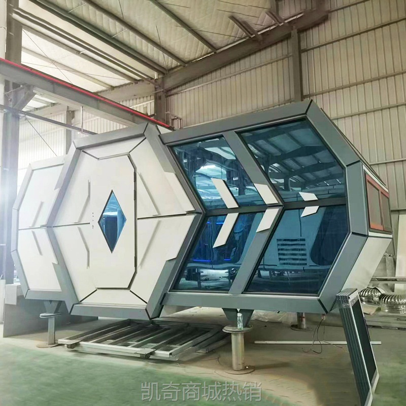 【♥首购1元♥】VR体验场馆 城市街边宇宙科技感太空舱 剧场播放移动便捷小型影院