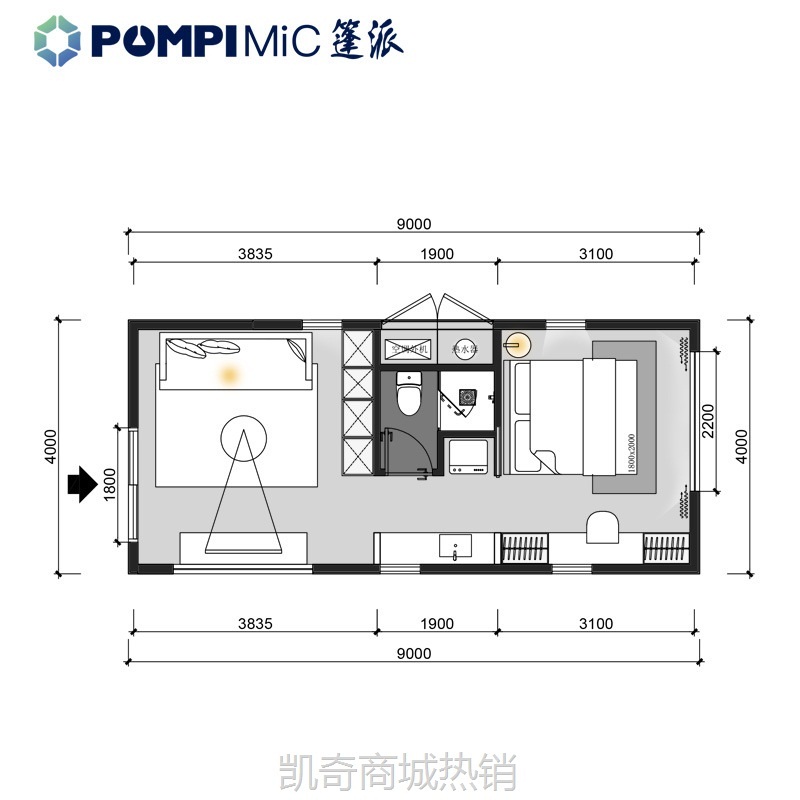【♥首单299元♥】创意移动太空舱景区文旅酒店度假房屋装配式木屋模块化民宿铝屋