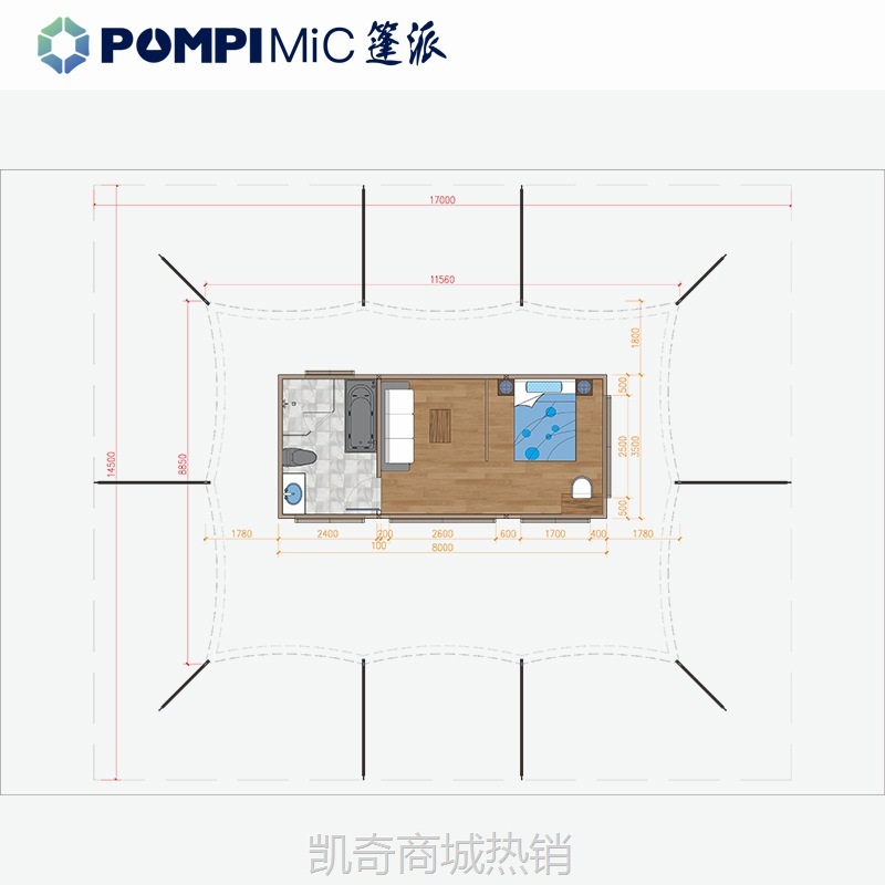 【♥首单299元♥】2024新款野奢帐篷遮风挡雨撑杆蓬房带卫浴星空帐篷品牌厂家