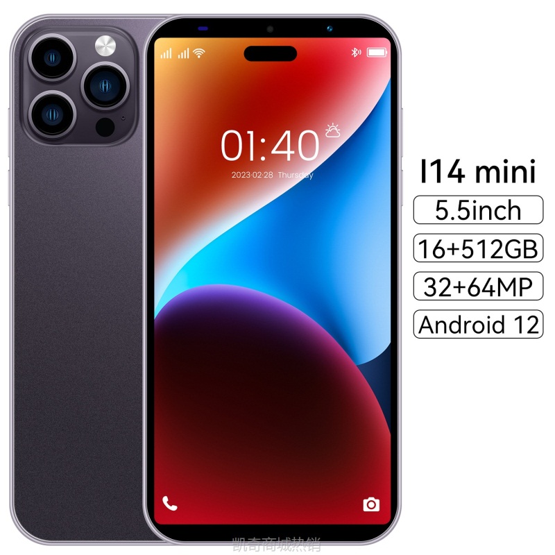 【♥首购299元♥】跨境新款i14 mini安卓低价海外手机1+8G厂家直销现货代发