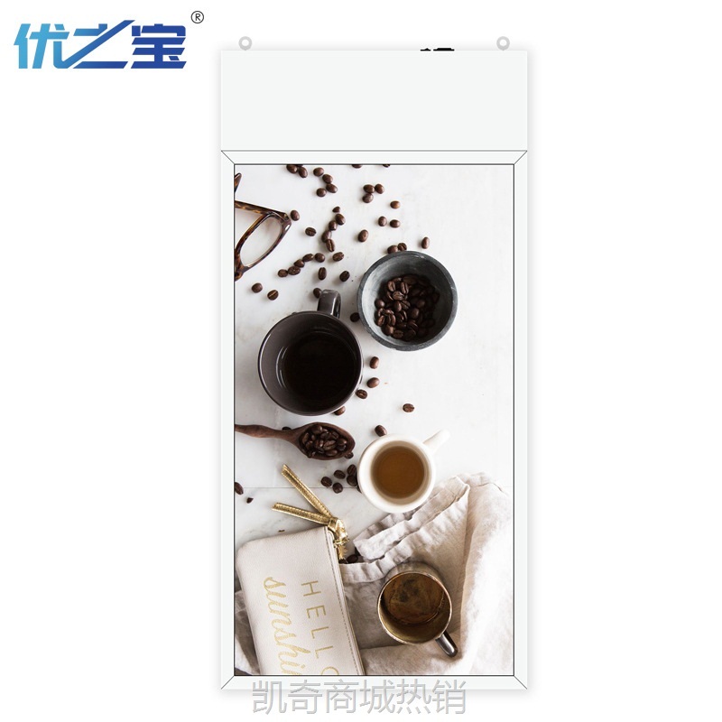 【♥首购299元♥】43/49/55寸银行双面橱窗广告机/吊挂显示屏/多媒体信息发布一体机