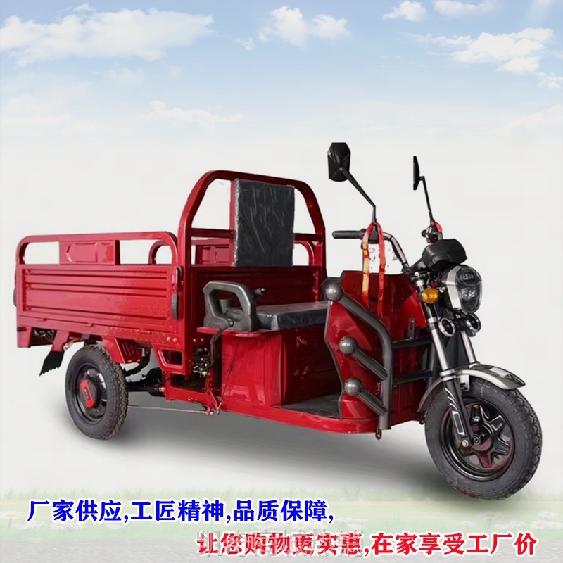 【♥首购299元♥】厂家供应送货电动三轮农用家用载货三轮工地拉货电动车果园电瓶车
