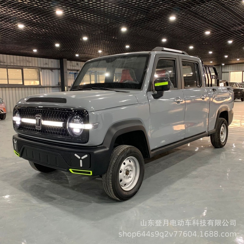 【♥首购299元♥】右舵外贸出口家用加大加长电瓶车皮卡油电两用低速电动车