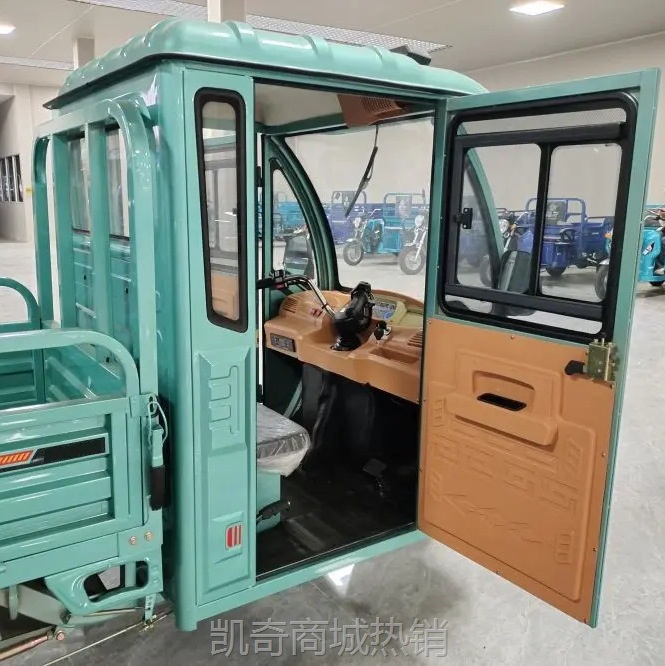 【♥首购299元♥】定制三轮车48V电动货车成人代步载货王拉货快递家用载重三轮车