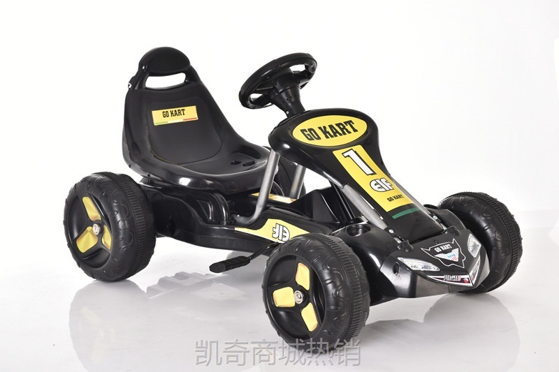 【♥首购299元♥】儿童电动四轮卡丁车可坐宝宝玩具汽车小孩脚踏两用自行车沙滩摩托
