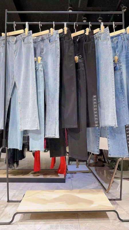 【♥首单1元♥】春夏装品牌折扣女装批发尾货撤柜剪标清仓直播一手货源牛仔裤地摊