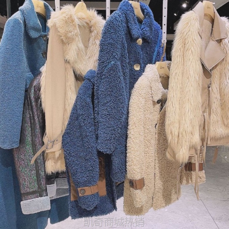 【♥首单1元♥】爱依服女装羊绒大衣广州十三行品牌撤柜冬装连衣裙一手货源批发