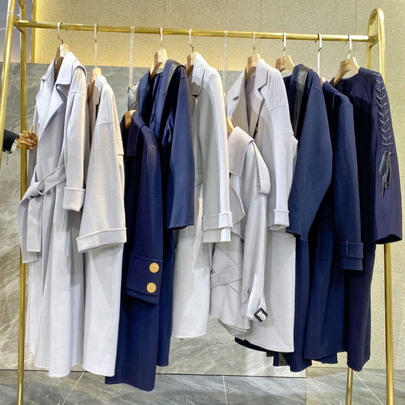 【♥首单1元♥】喜雅大衣品牌折扣批发清仓女装直播一手货源剪标专柜撤柜尾货