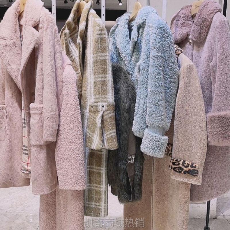 【♥首单1元♥】断码雪兰貂金貂绒大衣女2024冬季新款仿水貂环保皮草外套批发货源