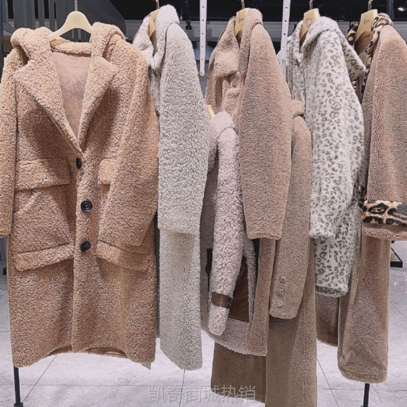 【♥首单1元♥】爱依服女装羊绒大衣广州十三行品牌撤柜冬装连衣裙一手货源批发