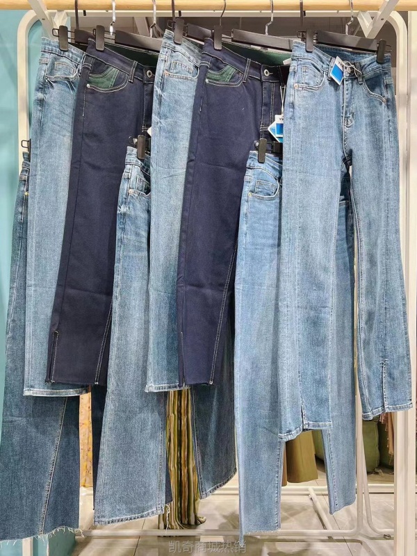 【♥首单1元♥】春夏装品牌折扣女装批发尾货撤柜剪标清仓直播一手货源牛仔裤地摊