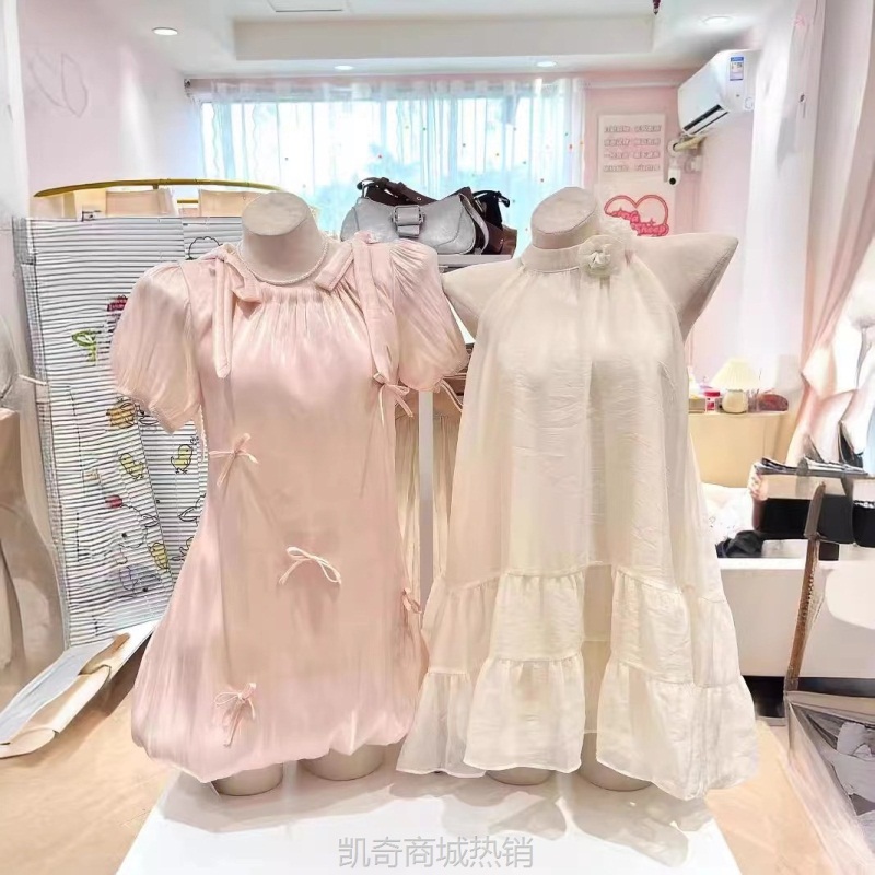 【♥首购1元♥】连衣裙纯欲温柔风小个子初恋小清新奶甜小短裙2024秋夏季女装批发