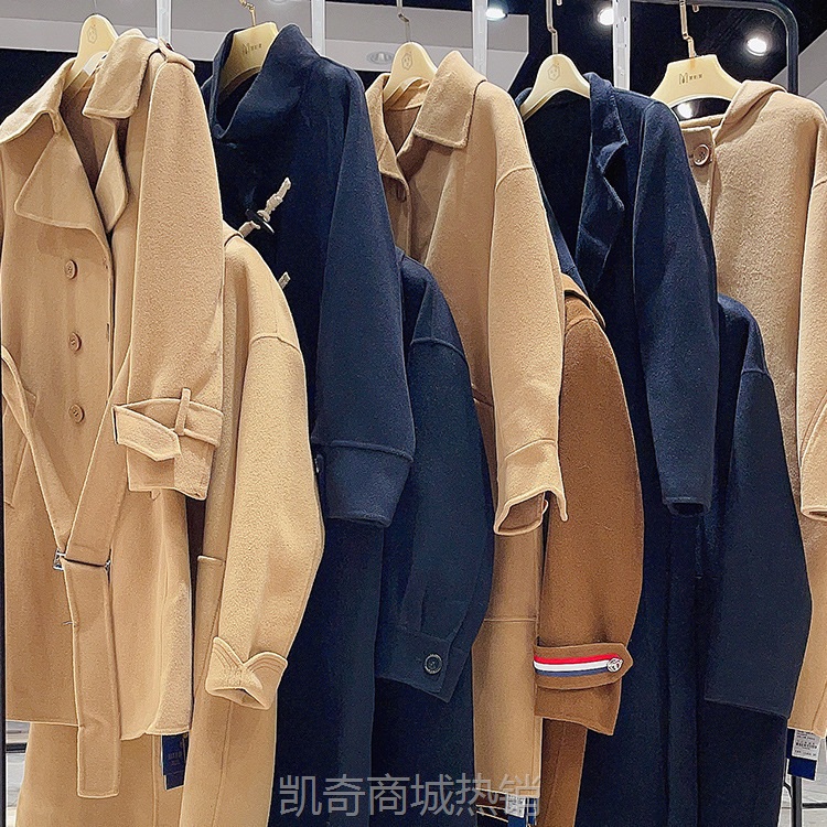 【♥首单1元♥】欧若lily拉秋冬外套羊绒大衣品牌折扣女装尾单清货衣服剪标杂款包