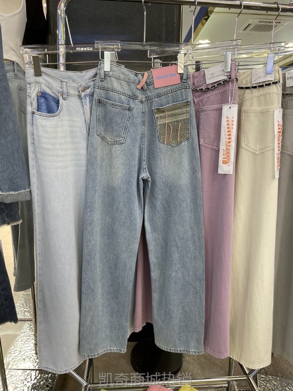 【♥首单1元♥】高品质牛仔裤品牌折扣女装批发工厂尾货清仓女装批发直播一手货源