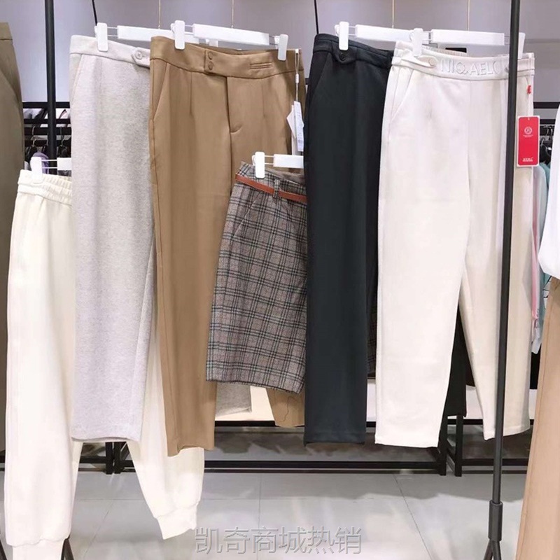 【♥首单1元♥】玉立佳人休闲牛仔裤女潮流高腰宽松显瘦2022秋冬款品牌微喇叭裤子