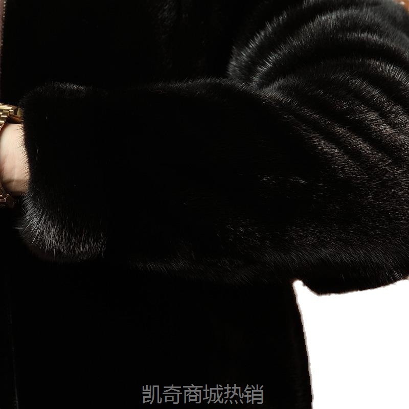 仿水貂皮大衣草男短款外套批发休闲整貂仿皮草裘皮大衣外贸代理