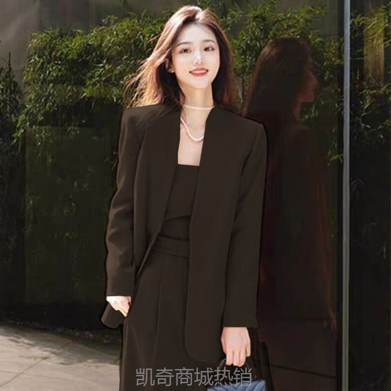 秋季西装外套女2024新款春秋冬时尚气质女神范西服职业套装正装女