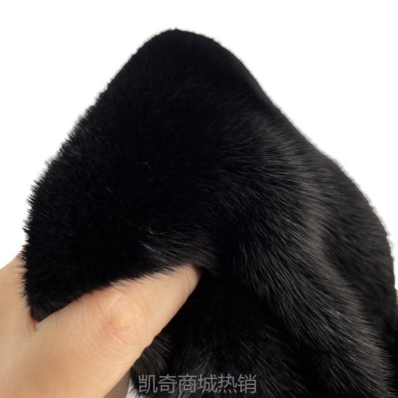 代发冬季海宁貂皮外套男仿貂皮大衣黑色整貂水貂绒毛仿皮草外套潮
