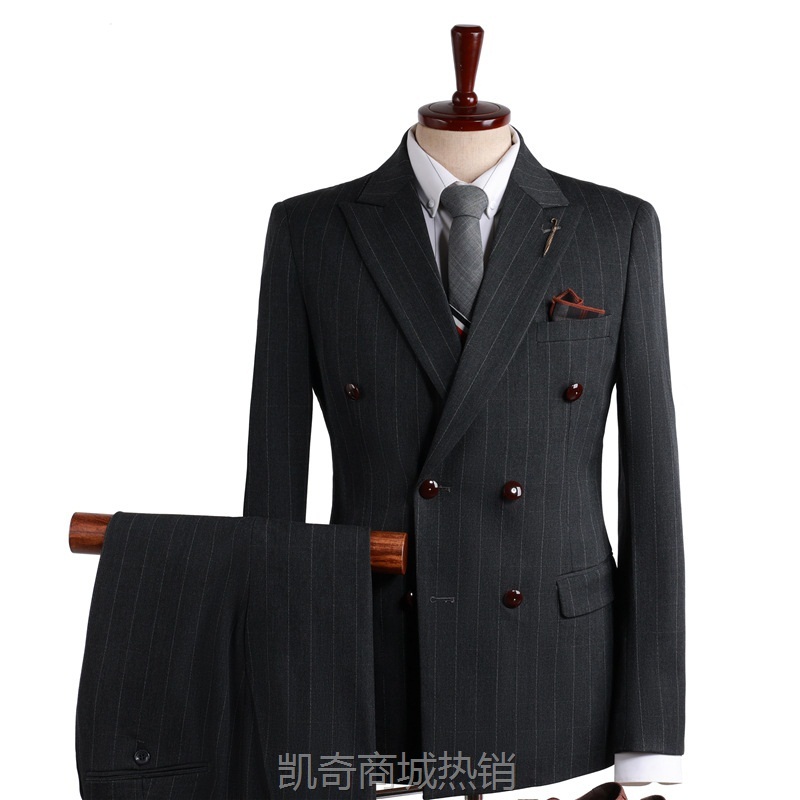 西服套装定制定做男士商务正装结婚新郎伴郎礼服修身特色休闲西装