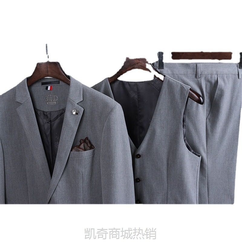 夏季薄款小西装男士西服套装韩版修身青年职业商务休闲西服套装