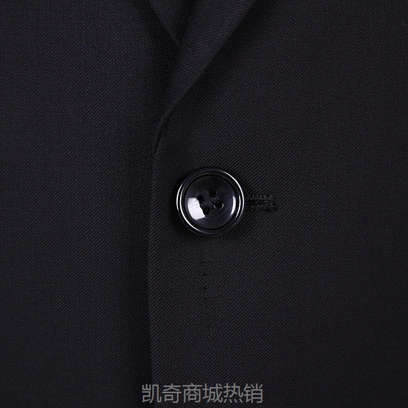 批发春秋男士英伦修身黑色职业商务正装西装套装休闲新郎西服藏蓝