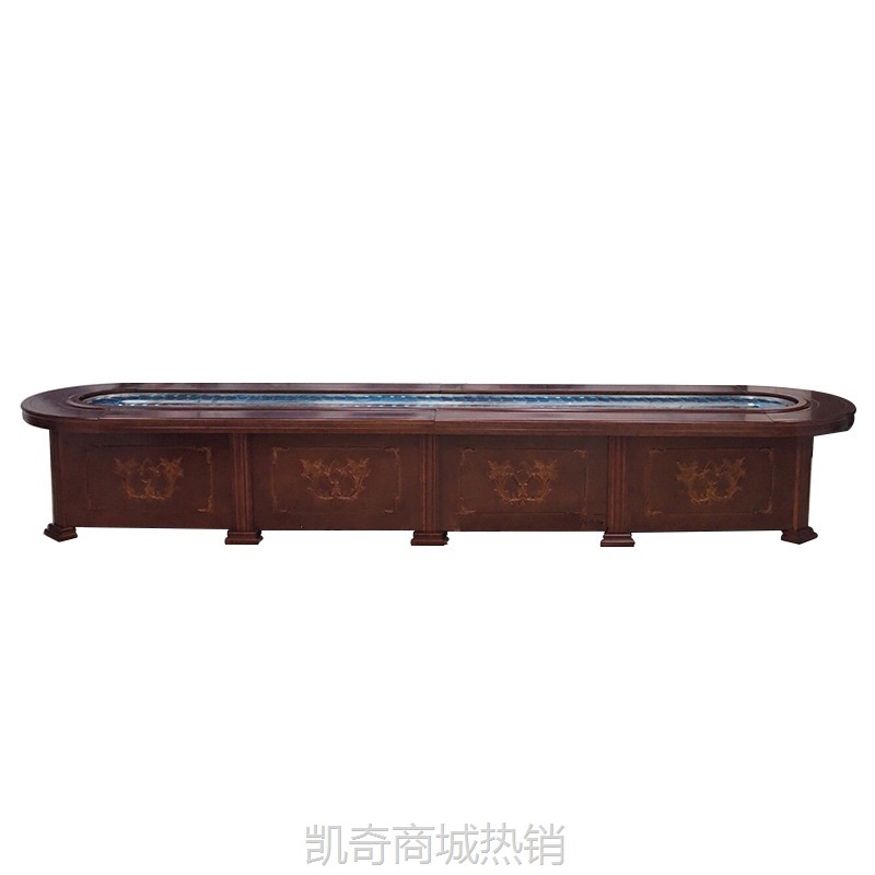 回旋寿司椭圆形电动酒店餐桌餐厅自助小火锅旋转火锅桌厂家直营