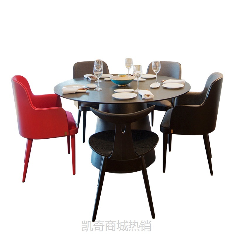 厂家直营批发岩板意式简约休闲主题餐厅餐饮桌椅卡座沙发组合套装