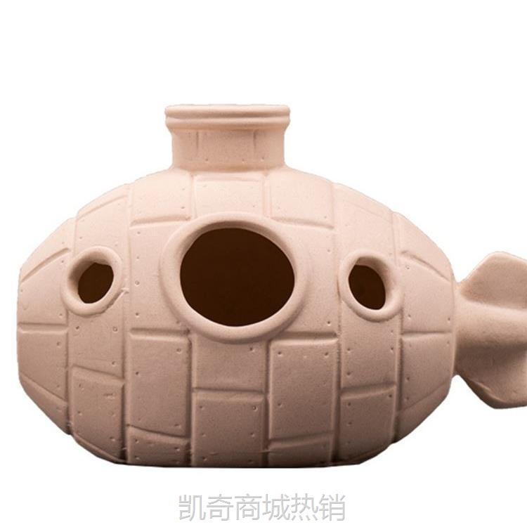 躲避屋鲷罐鱼缸造景摆件虾屋异型鱼迷你鹦鹉鱼繁殖屋小丑繁殖罐跨