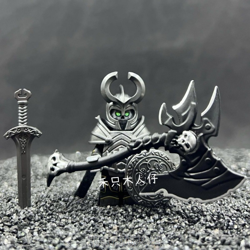 YJG.中国积木第三方人仔拼插积木古代士兵中世纪骑士小人兼容乐高