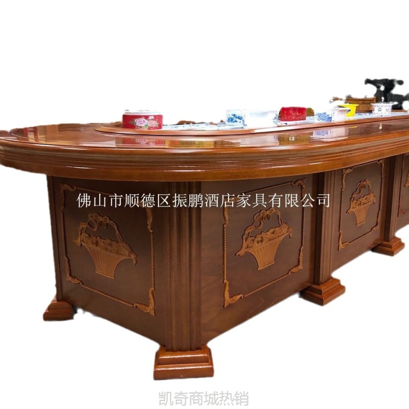 旋转火锅桌自动回转火锅设备回转寿司设备电动餐桌佛山厂家批发