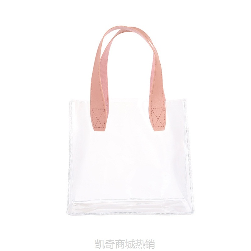 透明pvc手提袋礼品袋母亲节礼品袋手提袋ins婚礼伴娘伴手礼包装袋