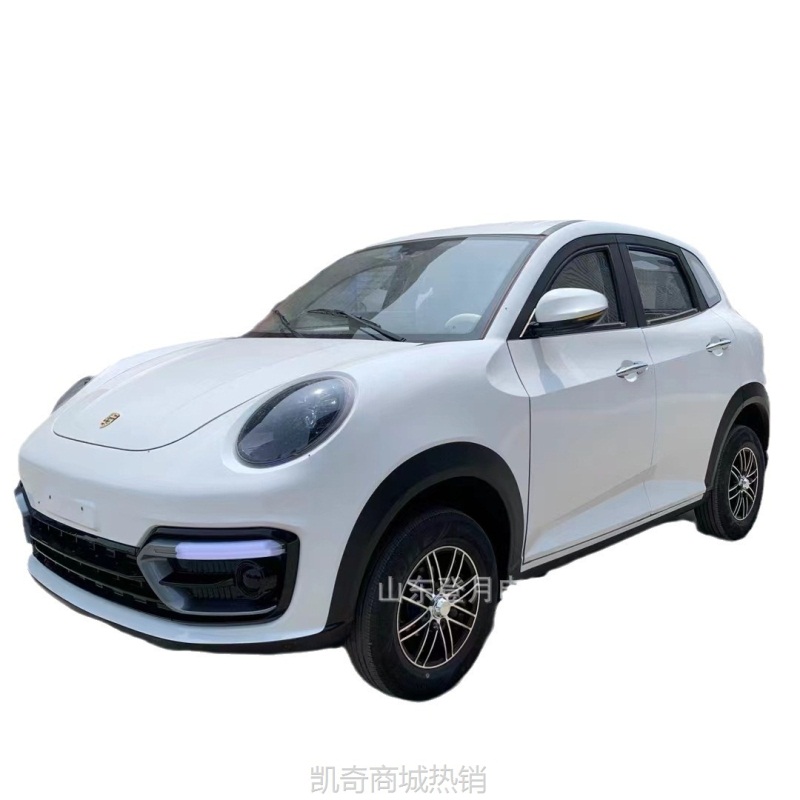 外贸出口电动四轮车成人款老头乐接送孩子方便油电两用冷暖空调