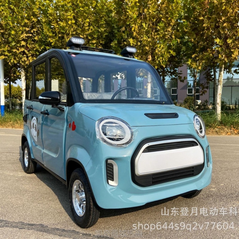 家用电瓶车电动四轮车接送孩子迷你新能源代步车成人电动汽车