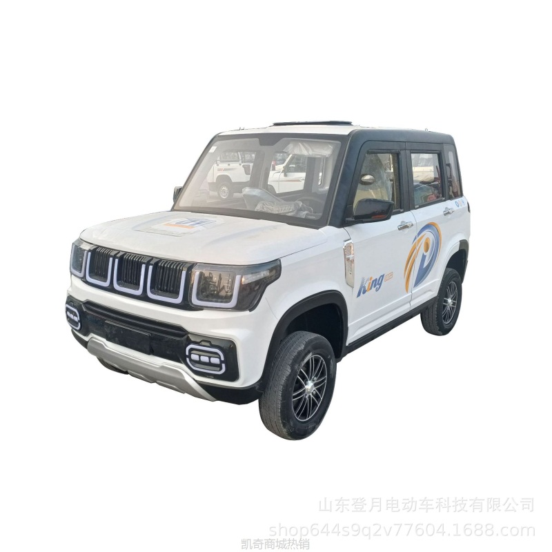 新款电动四轮车全封闭式女士成人新能源高速锂电汽车代步电车