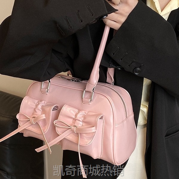 韩系百搭蝴蝶结腋下包女2024新款春季时尚洋气小众设计通勤单肩包