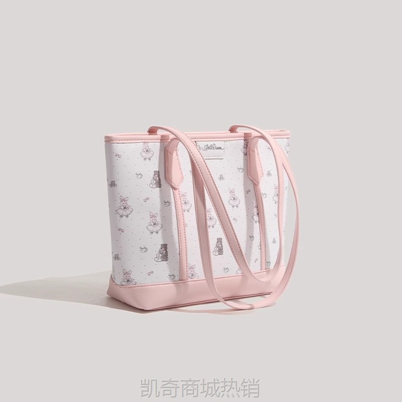 CDIWRI&KARI高级印花托特包2023新款大容量百搭通勤单肩手提包