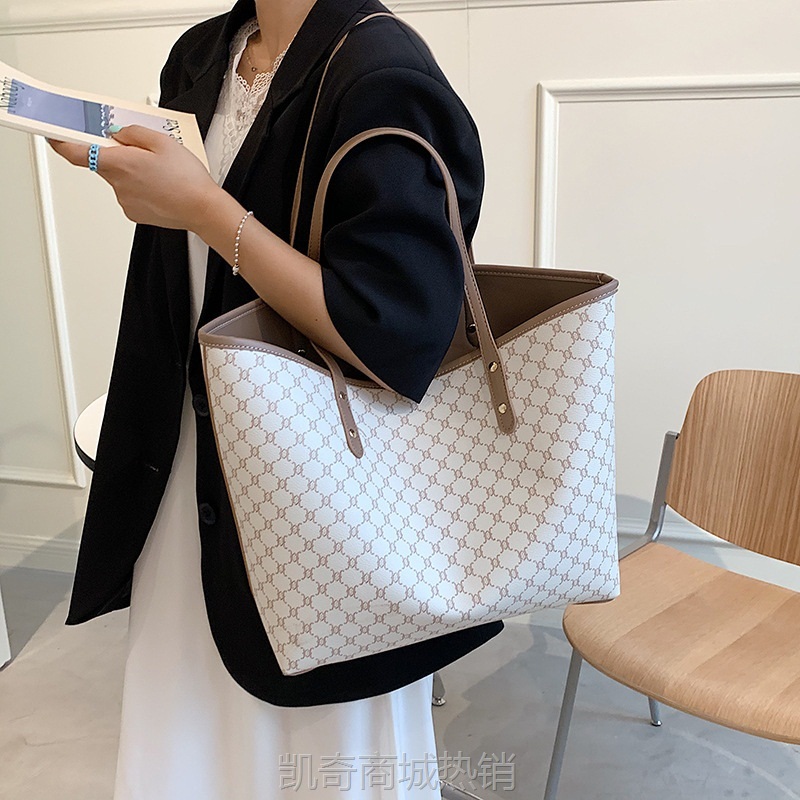 大容量包包女包2024新款日韩休闲通勤托特包时尚洋气单肩包手提包