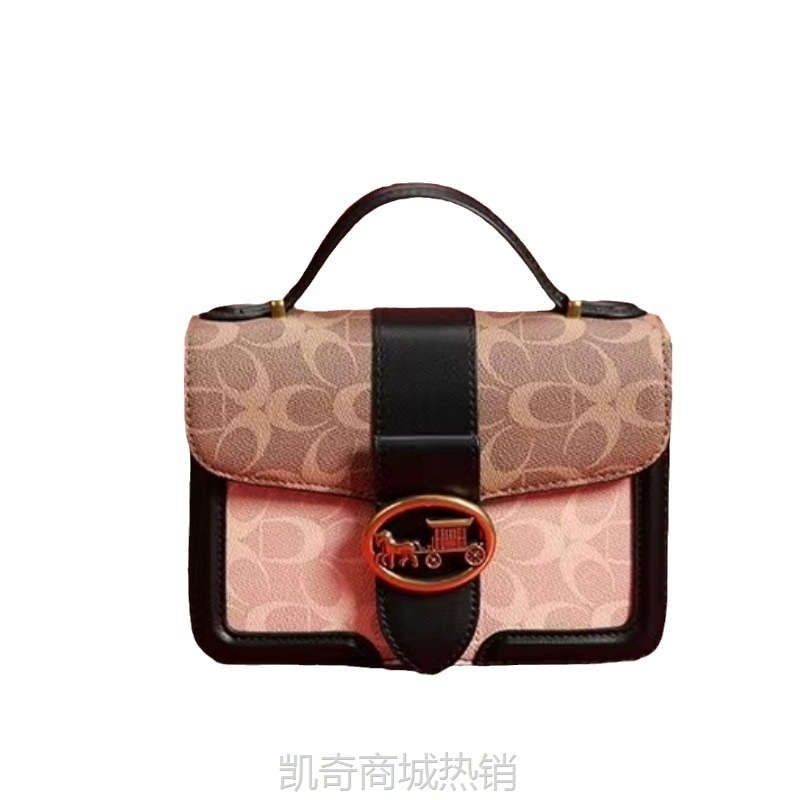 香港正品轻奢酒神老花包2024秋季百搭时尚法棍手提腋下单肩斜挎包