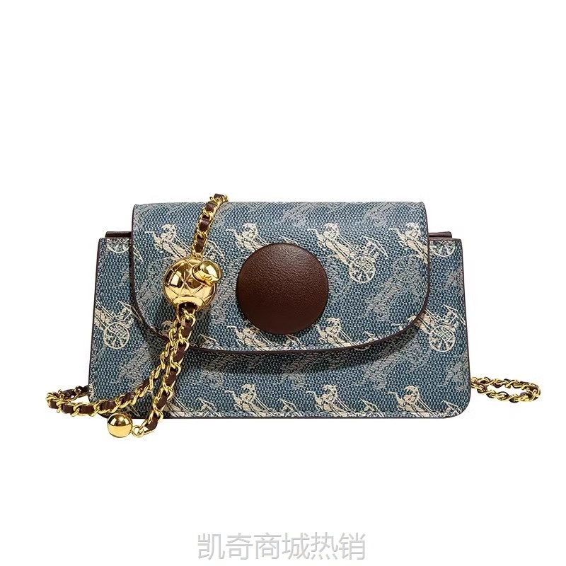 CDIWRI&KARI正品雅各真皮链条信封包女2024新款小众高级单肩包包