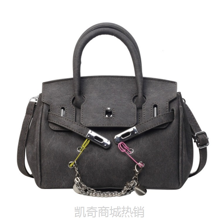 大容量包包女2024新款网红休闲铂金包时尚跨境爆款单肩斜挎手提包