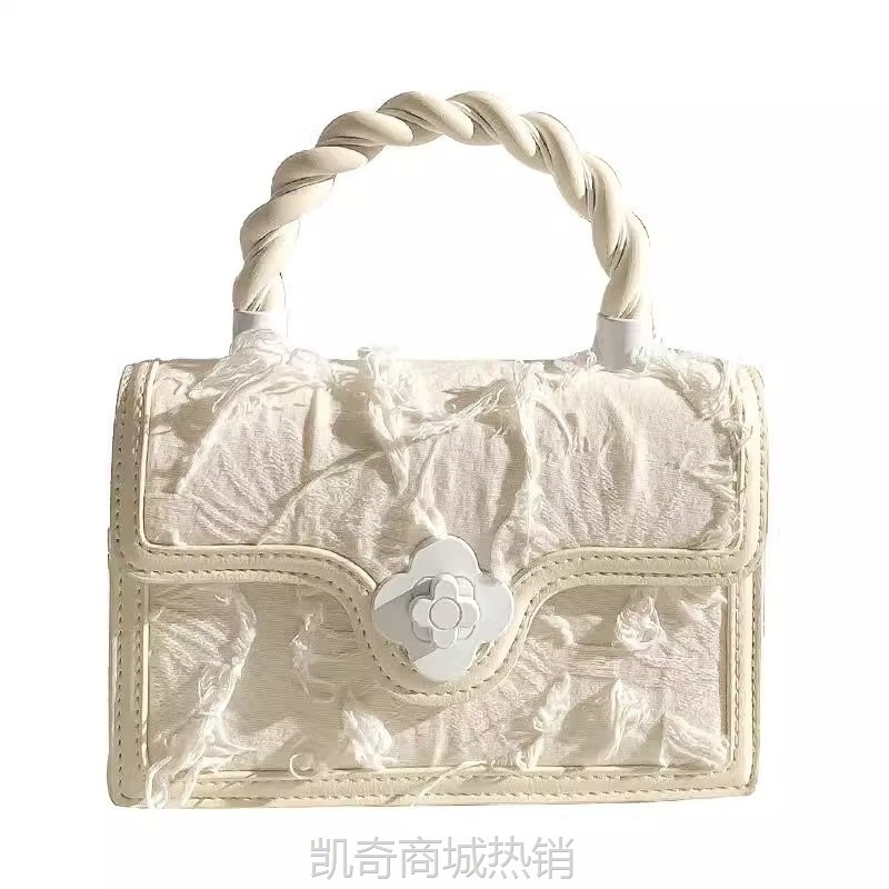 CDIWRI&KARI正品真皮小众设计乞丐包流苏小方包女2023新款斜挎包