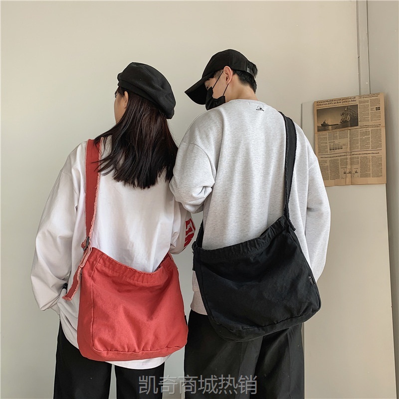 帆布包包大容量女挎包外贸爆款单肩包时尚潮流bags现货女士包布包