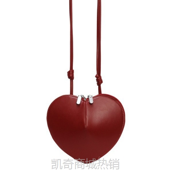 时尚质感小众设计包包女跨境爆款流行百搭斜挎包迷你心形包腋下包